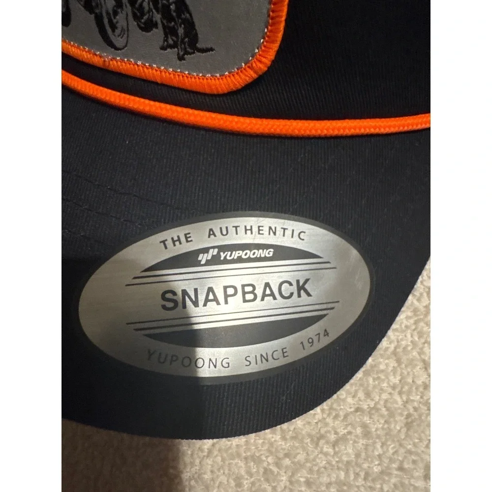 Columbia PHG Performance Hunting Gear Hat Black Orange Snapback Tractor Pic